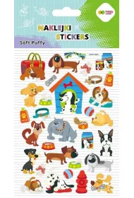 Happy Color Naklejki 3D SOFT PUFFY - Dog World, 110X205 mm