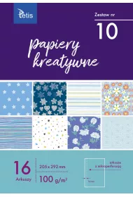 Tetis Papiery Kreatywne A4 Zestaw Nr 10