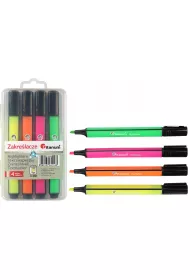 Titanum Zakre�lacze tr�jk�tne w etui 214966 4 szt.