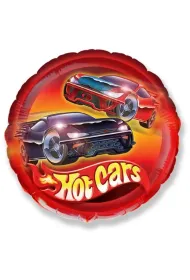 Flexmetal Balon foliowy Samochody Hot Cars okr�g�y 46 cm