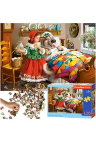 Puzzle 120 el. Czerwony Kapturek Castorland