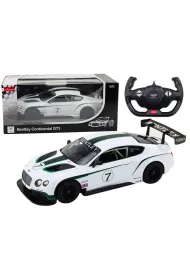 Bentley Continental GT3 RC 1:14 bia�y LeanToys