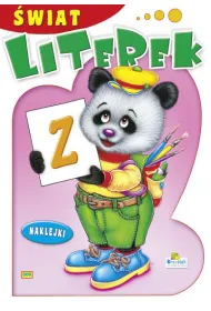 �wiat literek z naklejkami. Panda 869