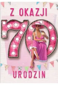 Trend Kartka okoliczno�ciowa Urodziny 70