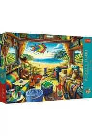 Puzzle 1000 Kamperem w podry TREFL