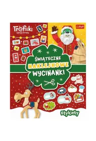 Etykiety. Trefliki ratuj� �wi�ta. �wi�teczne naklejkowe wycinanki