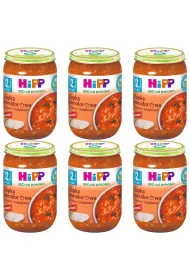 Hipp Zupka pomidorowa z ryem i indykiem po 12. miesicu zestaw 6 x 250 g Bio