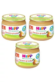 Hipp Pierwsza gruszka po 4. miesicu zestaw 3 x 80 g Bio