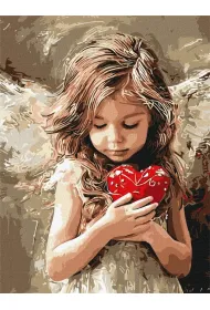 Ideyka Malowanie po numerach - Anio� mi�o�ci 30x40cm