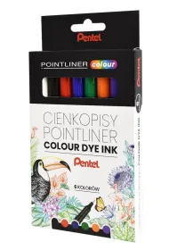 Pentel CIENKOPIS 6KOL 0.4 FIB PEN S40-ST6PL WB