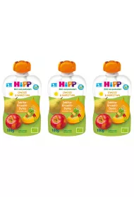 Hipp Mus owocowo-warzywny po 5. miesicu jabka-gruszki-dynia zestaw 3 x 100 g Bio