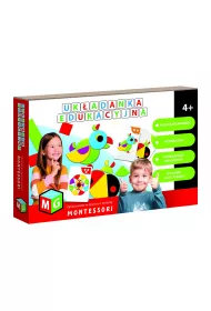 Puzzle Montessori - ukadanka edukacyjna - Papuga Multigra