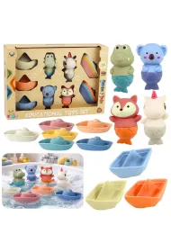 Zestaw do k�pieli ��deczki statki gumowe 13el. LeanToys