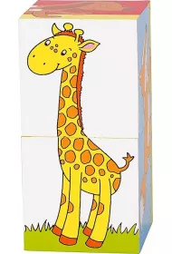 Puzzle Klocki szecienne 2 elementy Goki