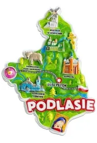 Pan Dragon Magnes I love Poland Podlasie ILP-MAG-C-POD-34