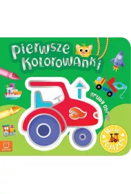 Pierwsze kolorowanki Moje pojazdy Gruby obrys
