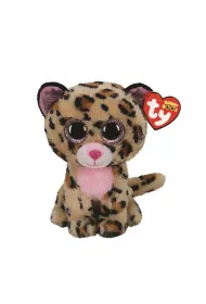 Beanie Boos Livvie - rowy leopard 24 cm Ty