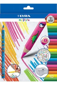 Lyra Kredki My Style 10 kolor�w
