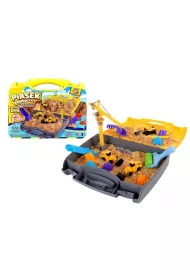 Piasek do formowania Plac Budowy w walizce Pro Kids