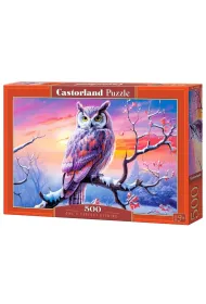 Puzzle 500 el. Owl`s Perfect Evening Castorland