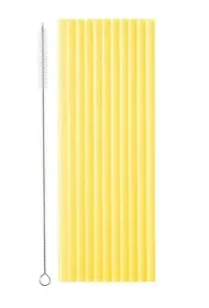PartyDeco S�omki plastikowe ��te 23cm 12 szt