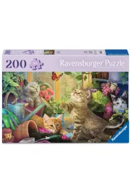 Puzzle 200 Cheeky Cats Ravensburger