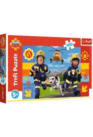 Puzzle 100 el. Zawsze pomocny Stra�ak Sam Trefl
