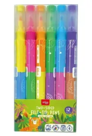 Easy Stationery Mazaki warstwowe dwustronne 12 kolor�w EASY