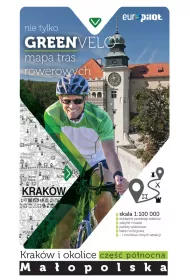 Krak�w i okolice. Cz�� p�nocna. Mapa tras rowerowych
