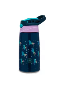 Coolpack Blue Unicorn Bidon metalowy Bono Blue Unicorn 350ml