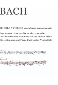 Sei Solo A Violino Johann Sebastian Bach