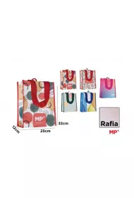 Mp Main Paper Torba z rafii ma�a MIX 25x32x12cm