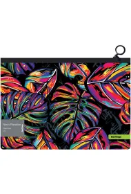 Berlingo koperta z suwakiem Neon Paradise A4 motyw naturalny 180 m