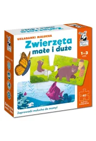 Puzzle Zwierz�ta ma�e i du�e. Uk�adanki malucha. Kapitan Nauka Edgard