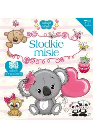 Naklejki iskierki z brokatem. S�odkie misie