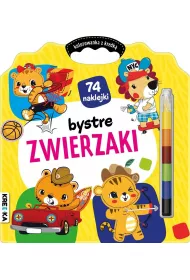 Bystre zwierzaki. Kolorowanka z kredk�