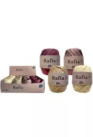 Interdruk Rafia na szpulce Satin Gold 20m