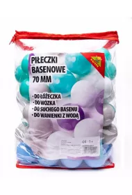 Pi�ki basenowe 7cm 70 szt Baczek