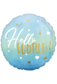 Amscan Balon foliowy Hello World