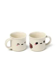 Puckator Fili�anki porcelanowe do espresso Foodiemals 2 szt