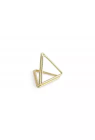 PartyDeco Stojaki na winietki Tr�jk�ty z�oty 2.3cm