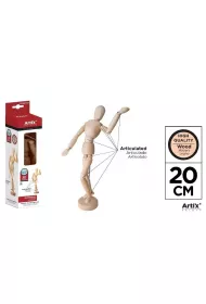Artix Drewniany manekin do nauki rysowania 20cm
