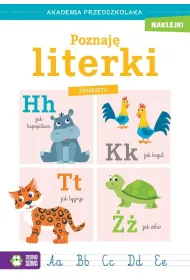 Akademia przedszkolaka. Poznaj� literki. Zwierz�ta
