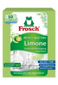 Frosch Tabletki do zmywarek All in One limonkowe 50 szt.