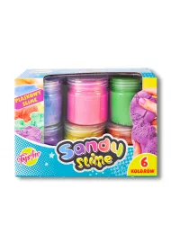 Zestaw Slime Sandy 6 kolor�w po 160g ToysInn STN6598 Stnux