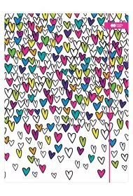 Teczka z gumk A4 My Love biaa HAPPY COLOR