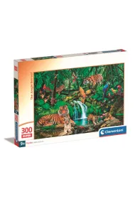 Puzzle 300 el. Super The Jungle Retreat Clementoni