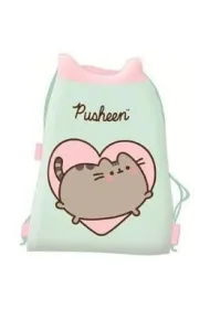 Worek na obuwie Pusheen mint