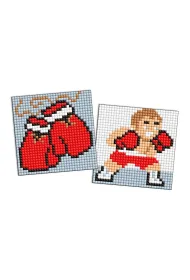 Diamentowa mozaika naklejka Kids - Sport Boxer