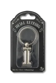 If Silver Letter Keyring - brelok do kluczy litera I